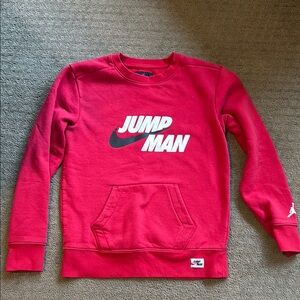 Boys L Nike Jordan crew neck sweatshirt